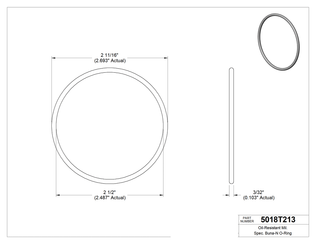 Technical drawing - 5018T213
